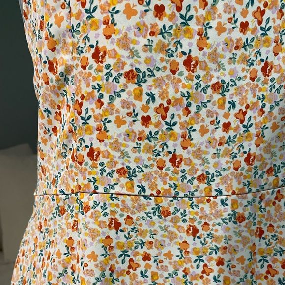 FLORAL HALTER MIDI DRESS - Picture 5 of 6
